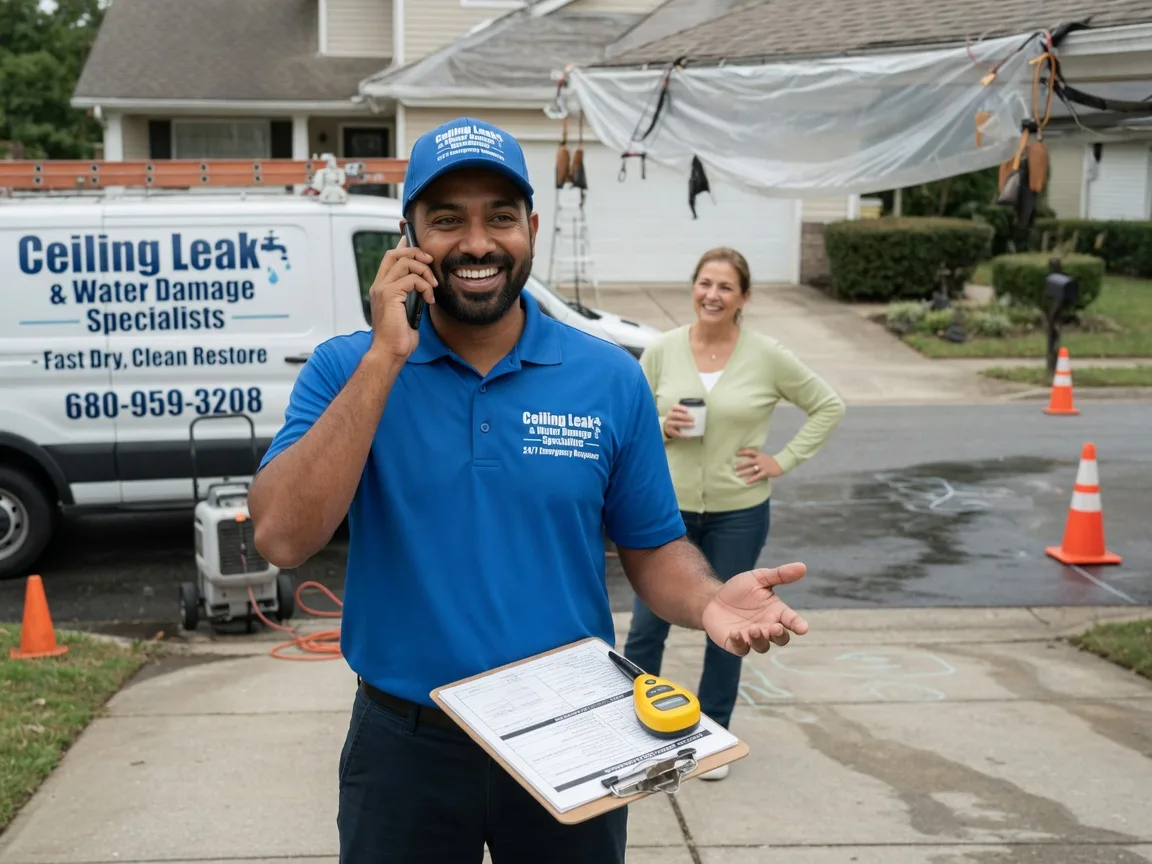 Ceiling Leak Cleanup Vermillion, KS FAQs